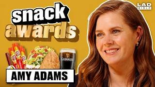 Amy Adams Tries Her Favourite Snacks of All Time | Snack Awards