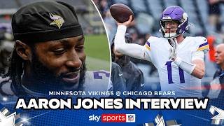 "It's a joy to play with Carson" 💜 | Aaron Jones on Carson Wentz after Vikings defeats Bears