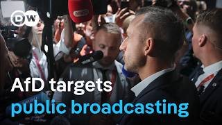 How Germany's right wing populists plan to reshape Germany's public media | DW News