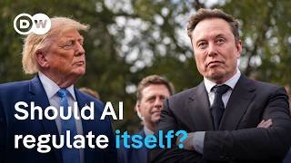 Trump wants AI companies to police themselves | DW News