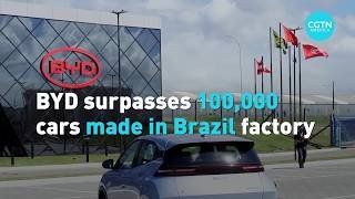 BYD surpasses 100,000 cars made in Brazil factory