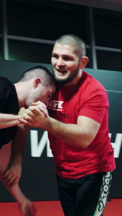 Lex trains w/ Khabib Nurmagomedov | Exclusive Footage at UFC PI