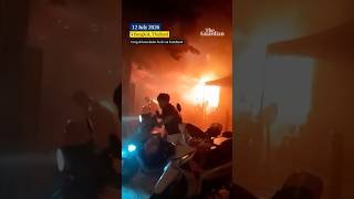 Video shows moment of fire at Bangkok pub