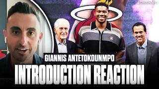 NBA analyst reacts to Giannis Antetokounmpo's introduction with the Miami Heat & MORE 🚨 ✅