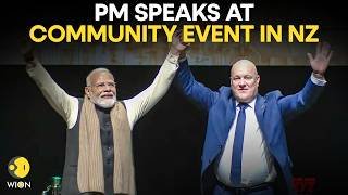 LIVE: PM Modi Participates in a Community Event in Auckland, New Zealand | WION LIVE
