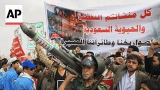 Iran-backed Houthi rebels say they'll block Saudi shipping in Red Sea
