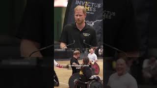Prince Harry plays wheelchair rugby at Invictus Games venue