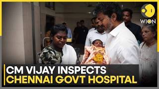 CM Vijay Conducts Surprise Inspection at Chennai Government Hospital | Meets Mothers & Patients