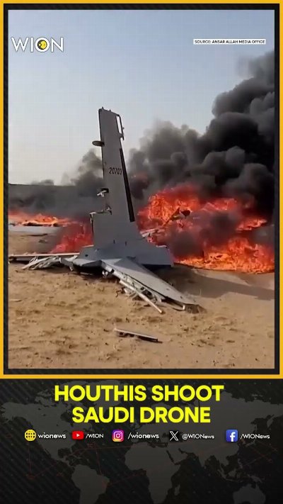 Houthis Shoot Down Saudi Drone As Red Sea Crisis Deepens | WION Shorts