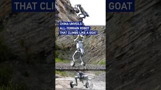 China unveils all-terrain robot that climbs like a goat #coolchina
