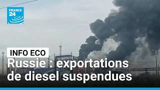 La Russie suspend ses exportations de diesel • FRANCE 24