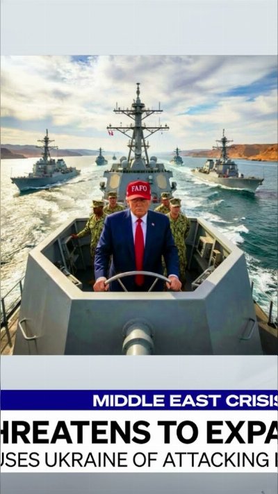 Trump shares series of AI images depicting himself in dramatic Iran scenes