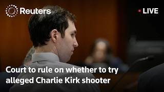 LIVE: Court to rule on whether to try alleged Charlie Kirk shooter