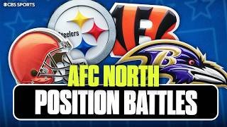 Top position battles to watch in AFC North training camps