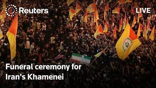 LIVE: Funeral ceremony for Iran's Khamenei in Iraq