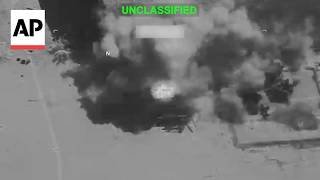 U.S. military releases video showing strikes on Iran for 11th straight night