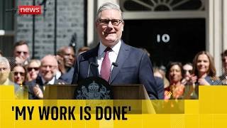 'I go with a smile': Starmer says goodbye with final speech as prime minister