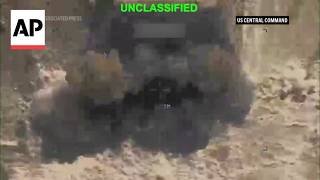 US military releases video showing latest airstrikes on Iran