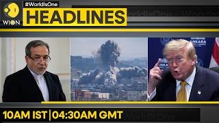 Trump Vows To 'Decimate' Iran If Targeted | Russia Strikes Kyiv With Missiles | WION Headlines