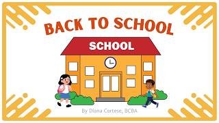 First Day of School Social Story for Kids | Back to School & What to Expect