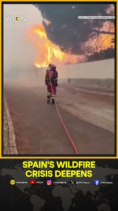 Spain Battles Devastating Wildfires | Madrid Homes Burn as Europe Faces Climate Crisis | Spain Fire