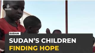 Sudan’s displaced children find refuge in makeshift schools amid war