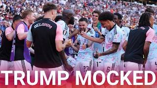 Belgium mock Donald Trump with iconic dance following thumping victory over team USA