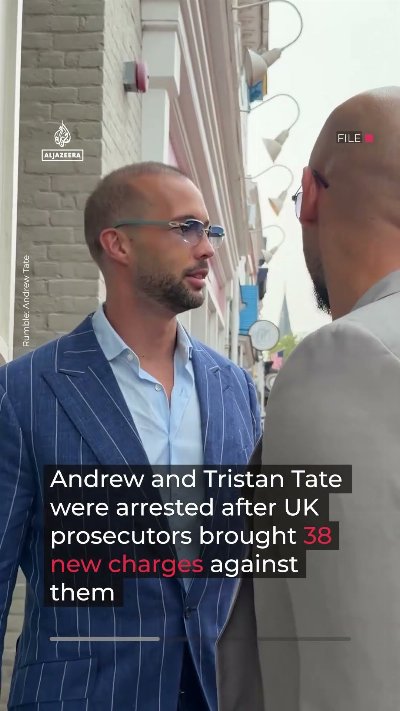 Tate brothers vow to fight extradition as they appear at court in Miami | AJ #shorts