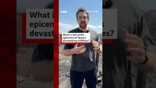 What is left at the epicentre of Spain’s devastating wildfires? #Spain #BBCNews