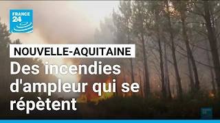 Nouvelle-Aquitaine : pourquoi les incendies se répètent-ils ? • FRANCE 24