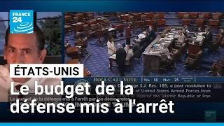 États-Unis : le budget de la défense mis à l'arret par les démocrates • FRANCE 24