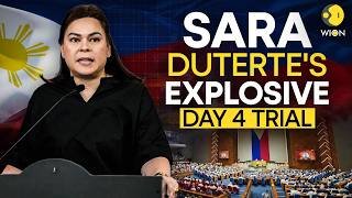 Philippines Senate LIVE LIVE: VP Sara Duterte EXPLOSIVE Impeachment Trial Enters Day 4 | WION