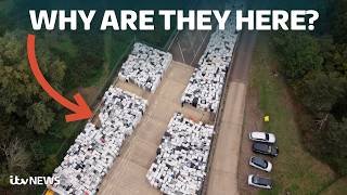 Drone pictures show yard filled with 2,000 fridges