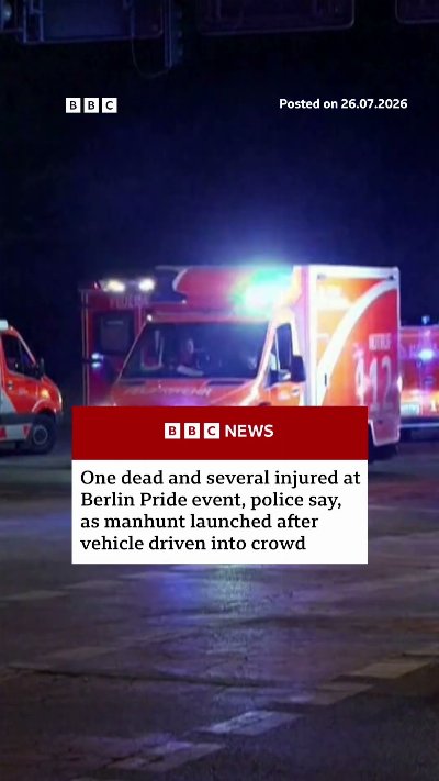One dead and several injured at Berlin Pride event | BBC News