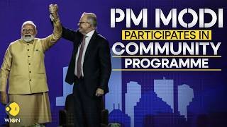 PM Modi LIVE: PM Modi And PM Anthony Albanese Participates In A Community Event In Melbourne | WION