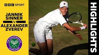 Jannik Sinner v Alexander Zverev | Men's Singles Final Highlights | Wimbledon 2026