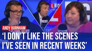 Highlights from Andy Burnham’s phone-in with LBC