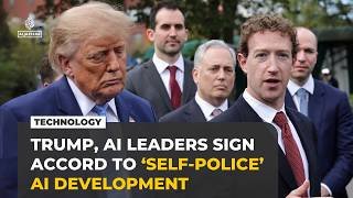 Trump, tech bosses sign voluntary pact pledging ‘robust’ AI safeguards