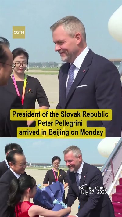 Slovak president arrives in Beijing for state visit