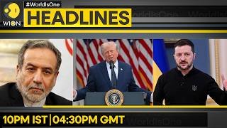 Araghchi Visits Doha After Iran Strikes | Kyiv: Drones Hit 20 Russian Vessels | WION Headlines