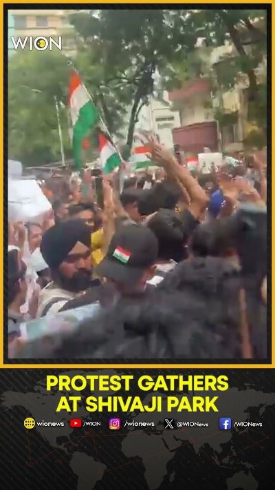 Protesters Gather At Mumbai's Shivaji Park As Demonstrations Continue | WION Shorts