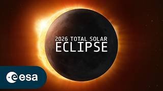 Total solar eclipse 2026: Telescopic feed (Official ESA broadcast)