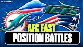 Top position battles to watch in AFC East training camps