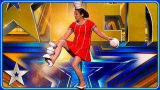 Red Panda floored Judges with TOWERING BALANCING ACT | Unforgettable Audition | Britain's Got Talent