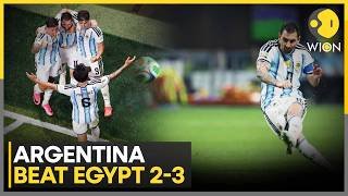 FIFA World Cup 2026: Argentina End Egypt's World Cup Dreams | WION News