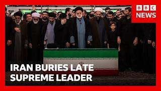 US and Iran trade attacks as Iran's late supreme leader Ayatollah Ali Khamenei is buried | BBC News