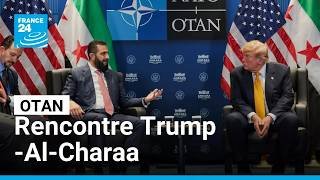 REPLAY - Trump et Al-Charaa : la Syrie et Israël au cœur des échanges • FRANCE 24