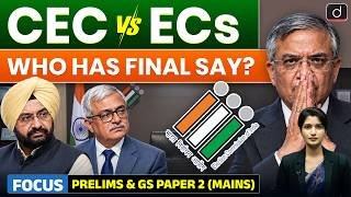 CEC vs ECs Explained | Chief Election Commissioner Gyanesh Kumar  | UPSC | Drishti IAS English