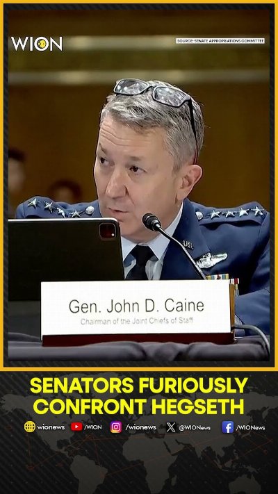 Senators Grill Pete Hegseth, Caine Over US-Iran War, Say 'We Need Straight Answers'| Shorts