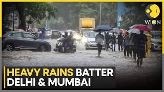 Indian Monsoon: Delhi And Mumbai Hit By Severe Waterlogging Due To Heavy Downpour | WION